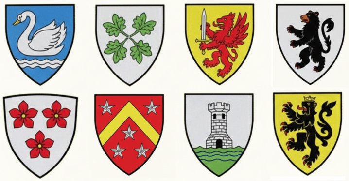 Blason, logo héréditaire